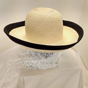 Talbot's straw designer hat